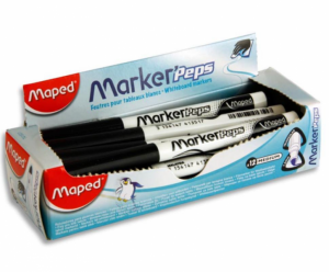 Marker'peps Small Whiteboard Markers - Black